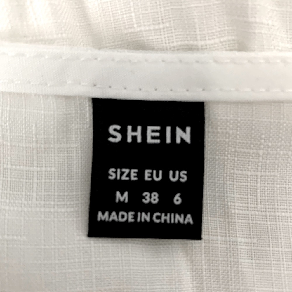 SHEIN Peasant Style Embroidered Lace Inset Robe - Picture 3 of 5